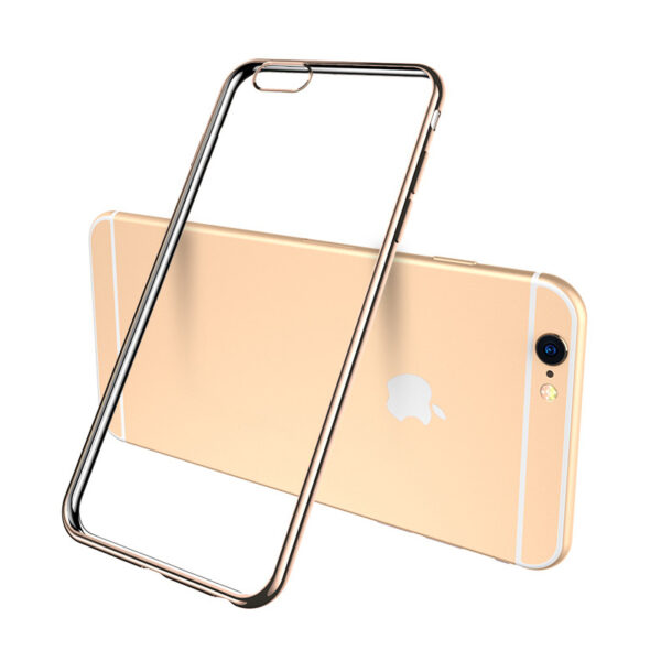 Cheap Gold iPhone 6 7 8 And Plus Silicone Case IP6S05