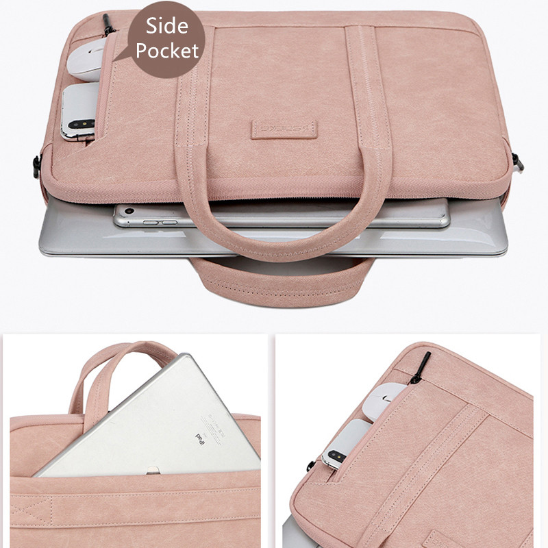 Large-capacity Leather Bag With Little bear For Macbook Surface SPC01_6