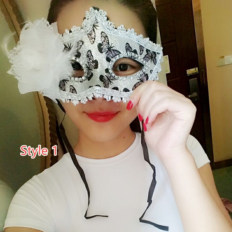 Perfect Masquerade Mardi Gras Half Face Princess Party Mask DMS01