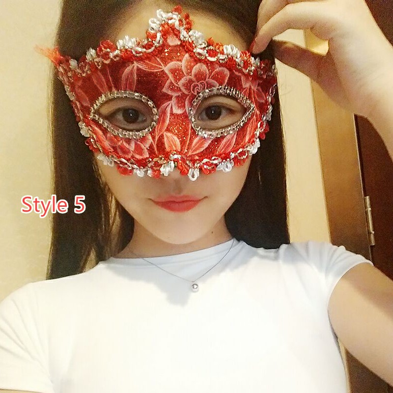 Halloween Masquerade Princess Party Mask DMS02_5