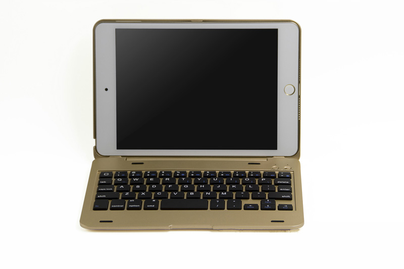 Best Silver Metal iPad Mini 4 Keyboards Covers Or Cases IPMK401_2