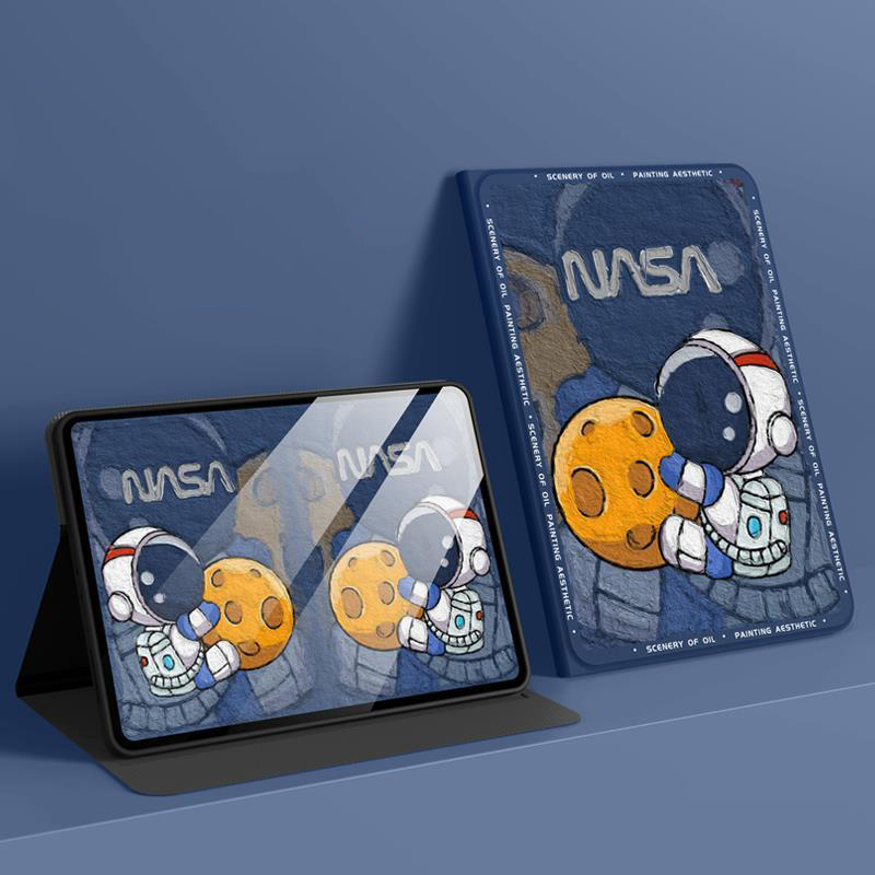 Astronaut Painted iPad Pro Air Mini New iPad Silicone Cover IPMC402