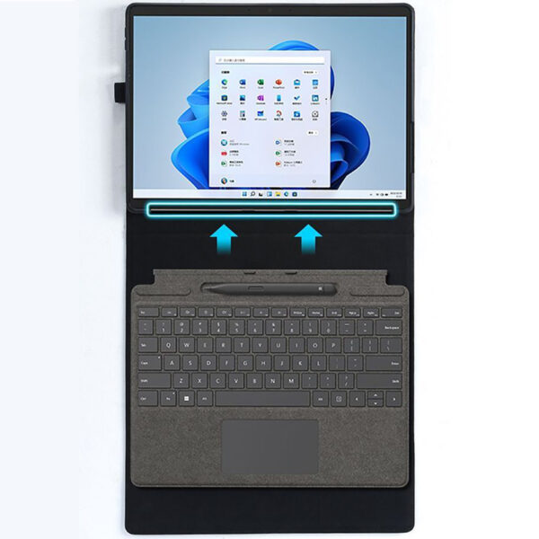 Perfect Leather Surface Pro 9 8 7 6 Go Cover With Small Bag SPC05_7