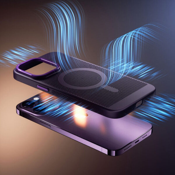 Dissipate Heat Magnetic Suction Case For iPhone 15 14 13 IP6S10_7