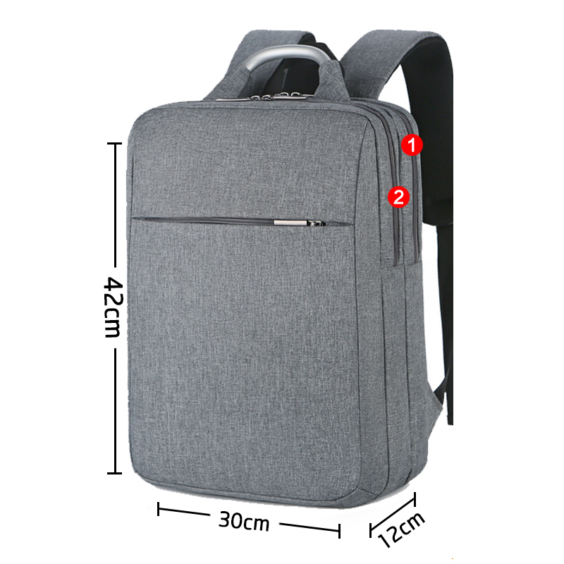 Minimalism Business Laptop Computer Square Backpack Leisure Bag MFB03_2