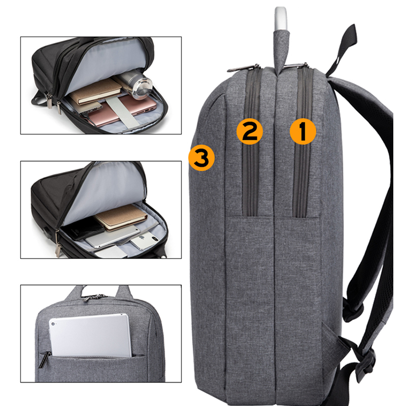 Large Capacity Business Work Notebook Backpack MFB03_3