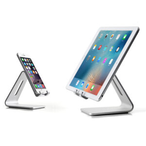 Silver Aluminum Lazy Bracket Stand For iPhone iPad Mini Air Pro IPS05