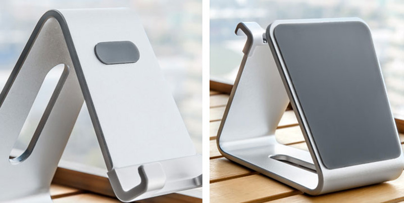 Silver Aluminum Lazy Bracket Stand For iPhone iPad Mini Air Pro IPS05_5