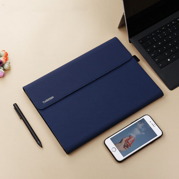 Black Surface Pro 4 5 6 7 8 9 Cover With Pen Cap SPC06_4