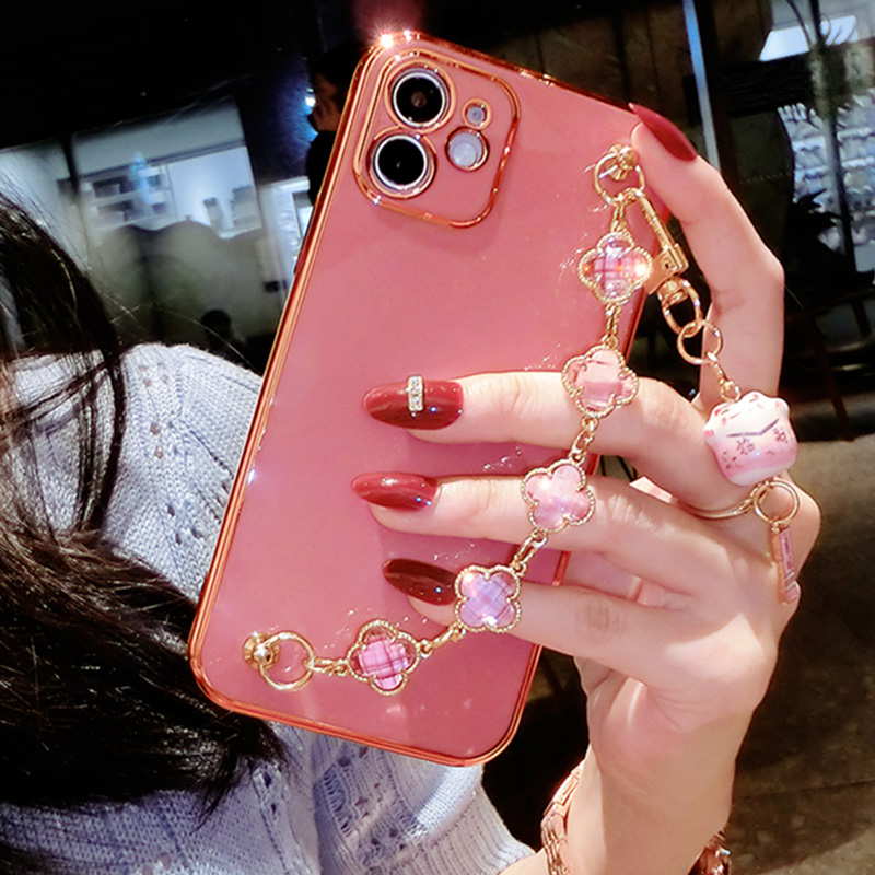 Perfect iPhone 13 12 11 8 7 Pro Max Plus Case With Crystal Chain IP6S13_3