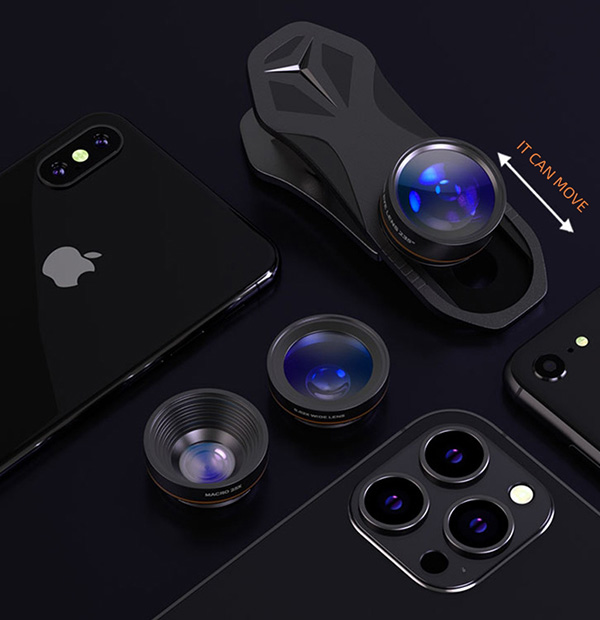 Best Universal Phone External Camera With Wide Macro Fisheye Lens PHE04_2