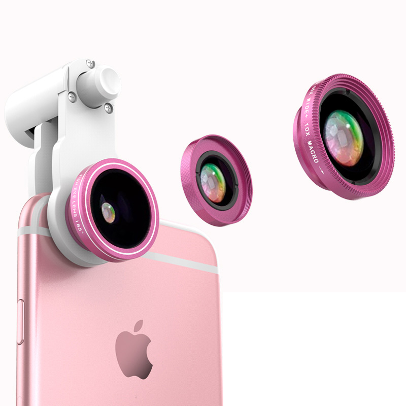 Samsung iPhone Wide Macro Fisheye Angle Lens Universal External Camera PHE03_4