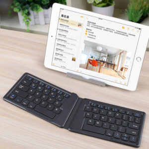 Wireless Bluetooth Foldable Silicone Keyboard For iPad PC Phone PKB05