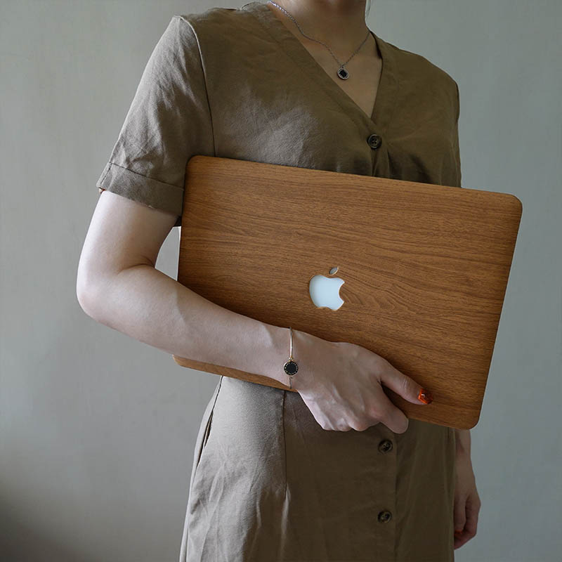 Wood Pattern Macbook 12 Air Pro 13 14 15 16 Inch Cover MBPA09_2