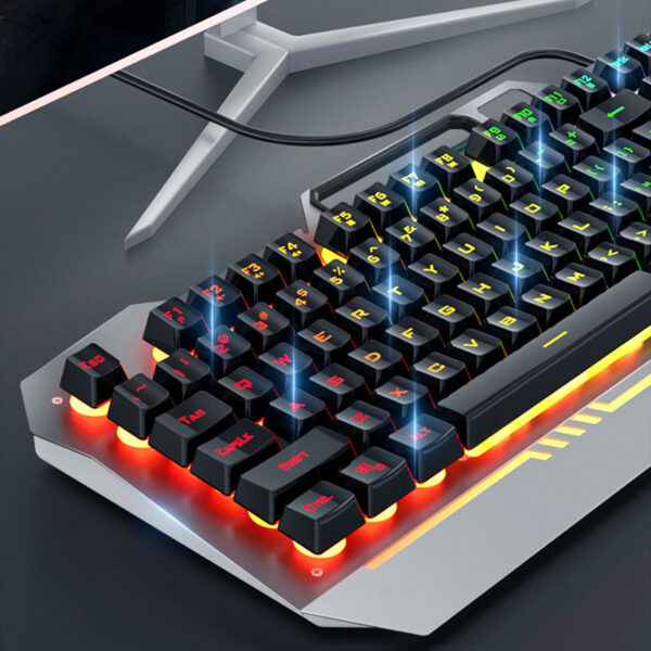 Cool Mechanical Keyboard With Colorful Light For Desktop PC PKB07_4