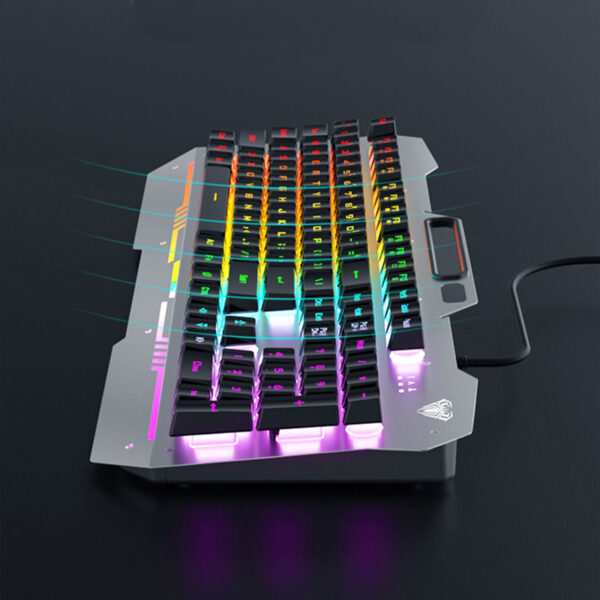Cool Mechanical Keyboard With Colorful Light For Desktop PC PKB07_6