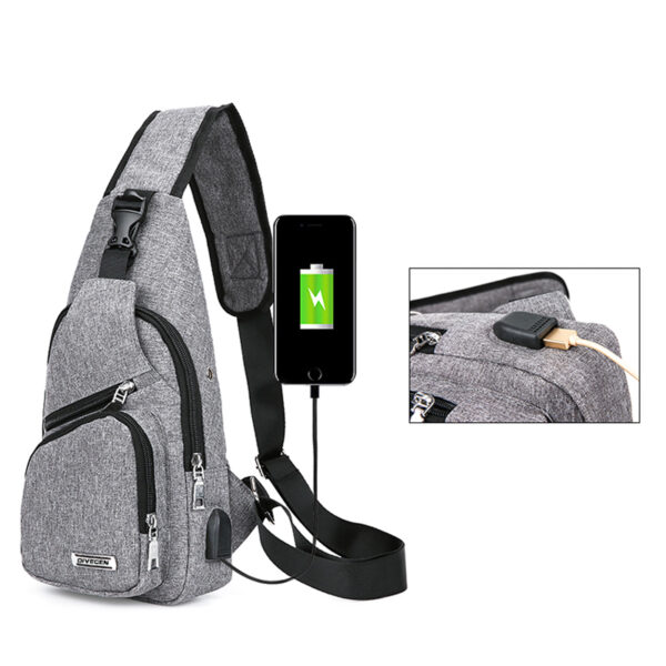 One Shoulder Leisure Messenger Backpack Chest Bag MFB06
