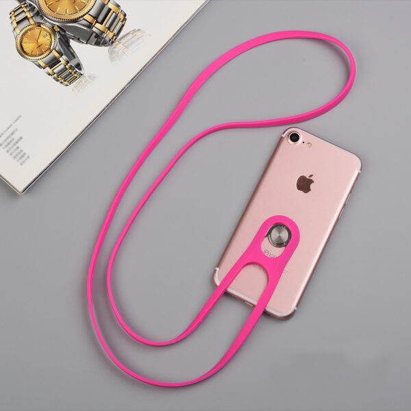 Universal Cell Phone Silicone Neck Hanging Lanyard Anti Theft Lost MPR01