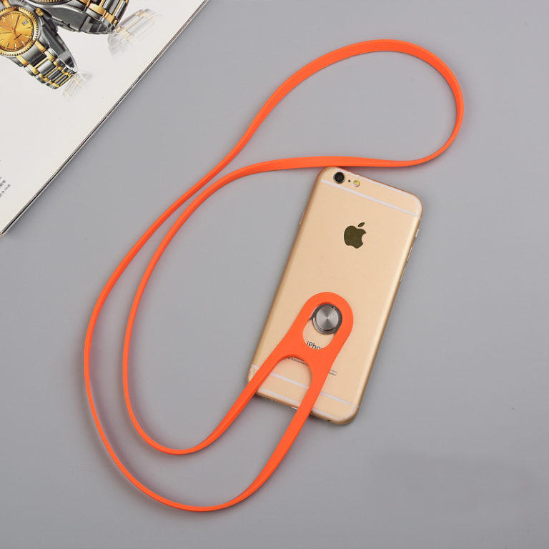 Universal Cell Phone Silicone Neck Hanging Lanyard Anti Theft Lost