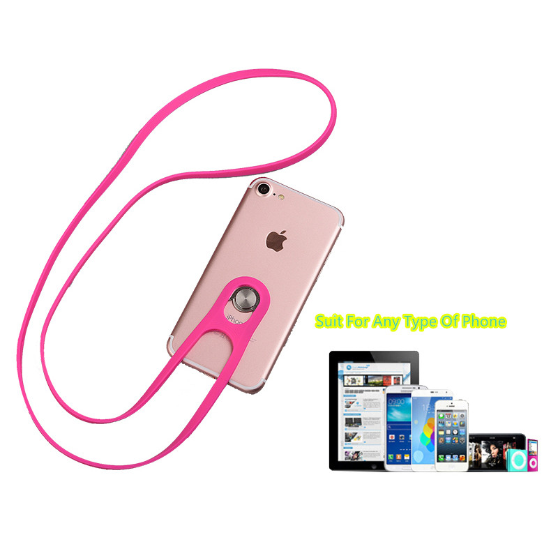 Universal Cell Phone Silicone Neck Hanging Lanyard Anti Theft Lost MPR01_4