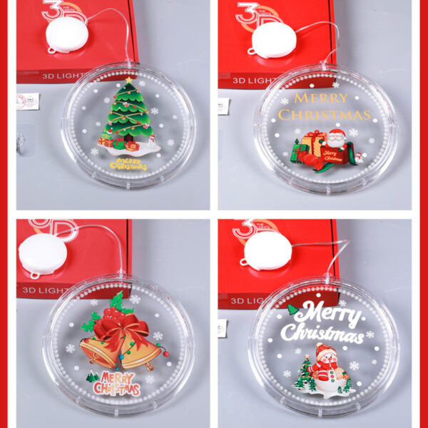 Christmas Decoration Window Hanging Luminous Acrylic Sign SG801_8