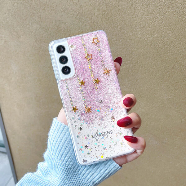 Best Glitter Star Case For Samsung S24 23 22 SG804