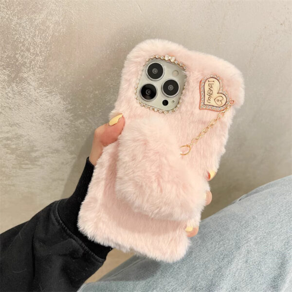 Luxury Plush Soft Cover For iPhone 14 13 12 11 XS Max IPS713_2