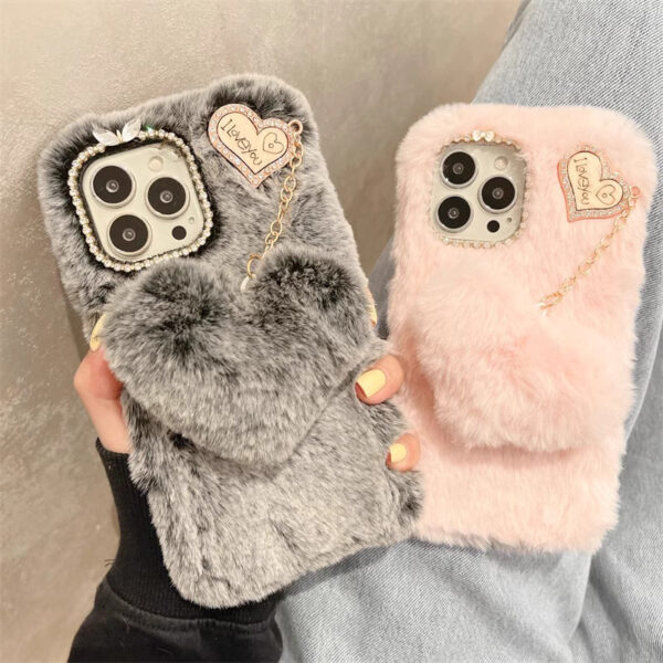 Luxury Plush Soft Cover For iPhone 14 13 12 11 XS Max IPS713_6