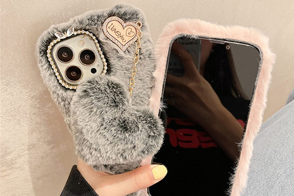 Luxury Plush Soft Cover For iPhone 14 13 12 11 XS Max IPS713_7