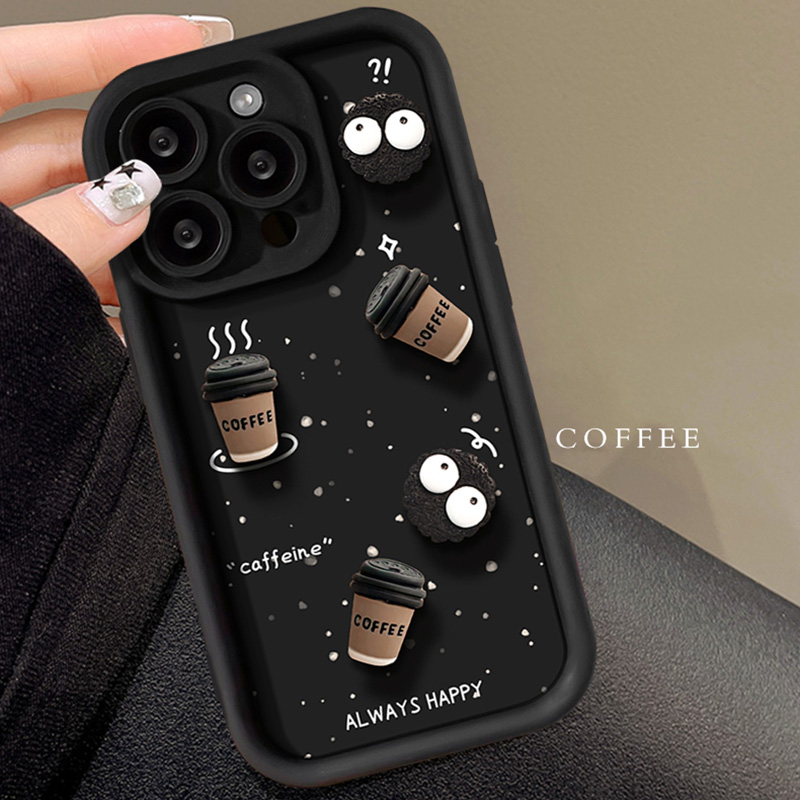3D Briquette And Coffee Case For iPhone 15 14 13 12 IPS714_2