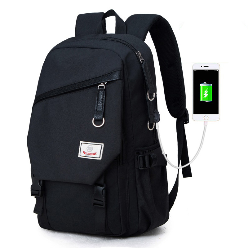 Night Light Pattern With Charge Port Travel Leisure Student Backpack MFB09_2