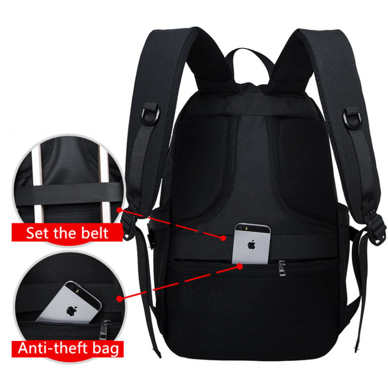 Night Light Pattern With Charge Port Travel Leisure Student Backpack ...