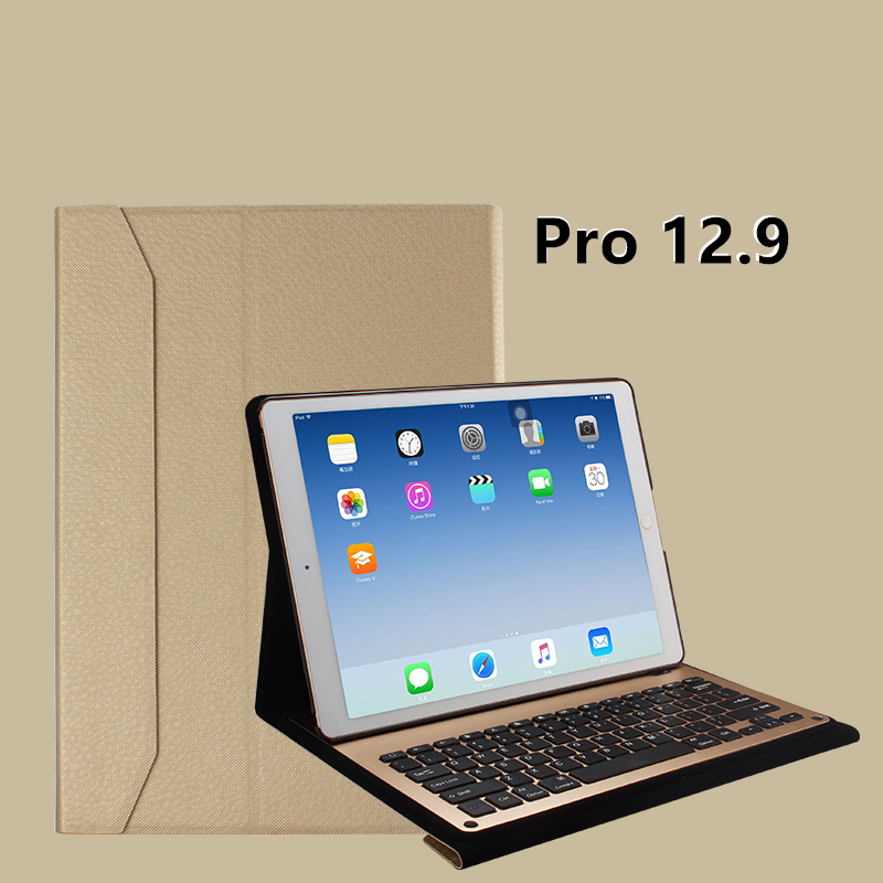 Protective Leather Case With Keyboard For iPad 2017 Air 2 iPad Pro 9.7 12.9 Inch IPCK06_5