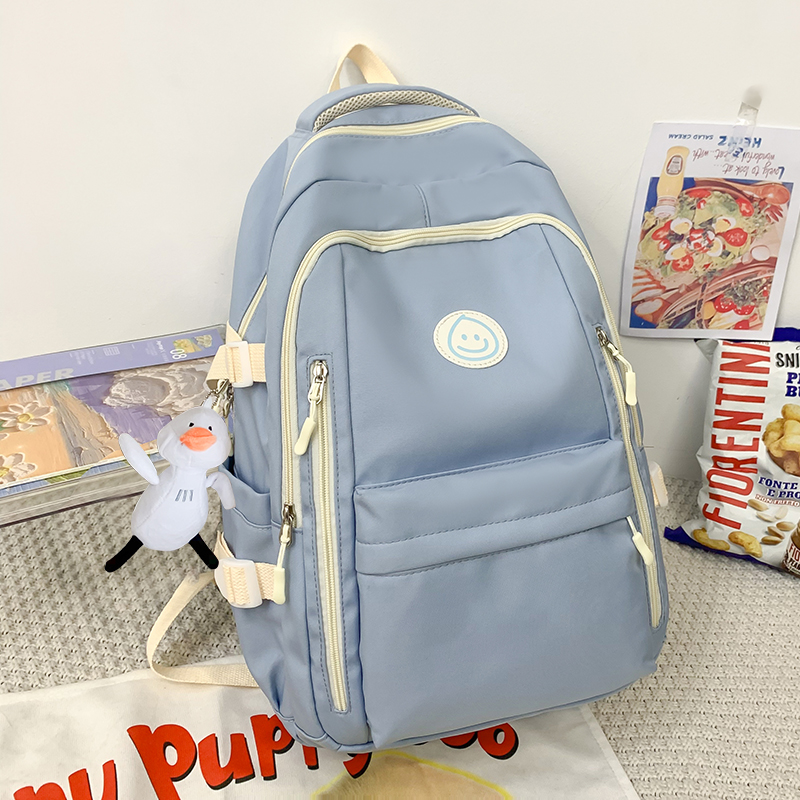 Large Capacity Backpack With Duck Pendant For Student MFB08_5
