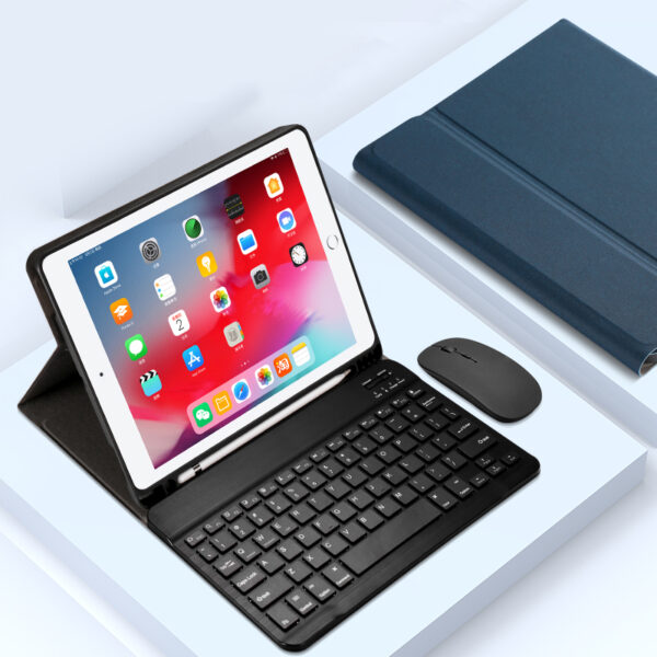 Protective Leather Keyboard With Cover For iPad Air Pro Mini New iPad IPCK07_2