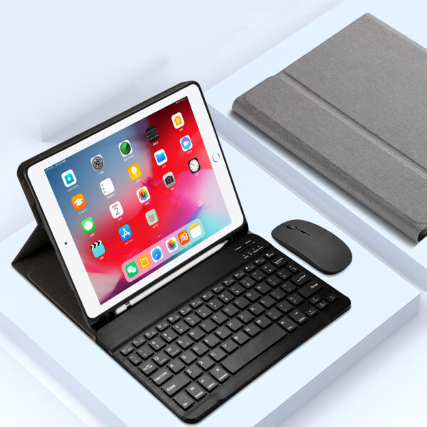Protective Leather Keyboard With Cover For iPad Air Pro Mini New iPad IPCK07_3