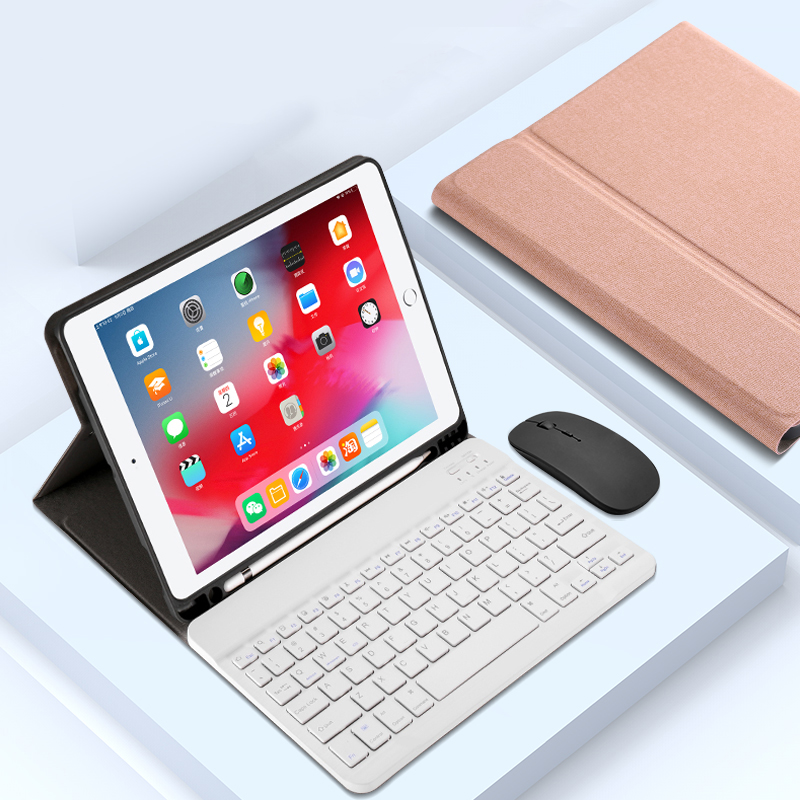 Protective Leather Keyboard With Cover For iPad Air Pro Mini New iPad IPCK07_4
