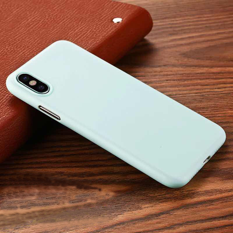 Perfect Black Thin iPhone X XS Protective Case Cover IPS102_4