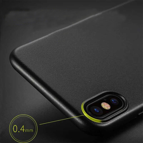Perfect Black Thin iPhone X XS Protective Case Cover IPS102_6