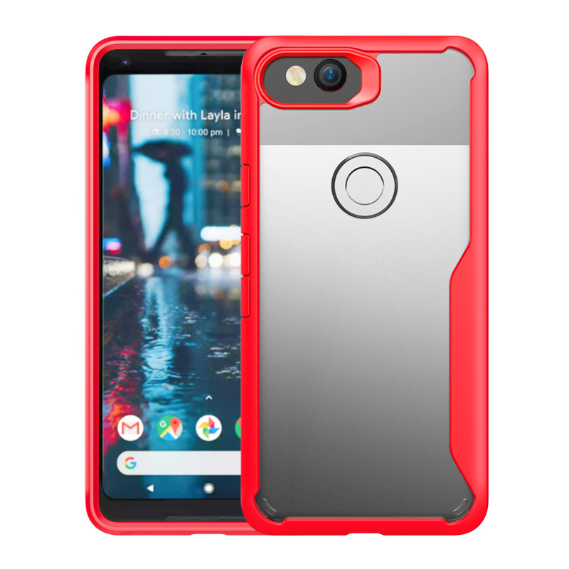 Protective Transparent Back Google Pixel 2 And XL Case Cover GPC06_3