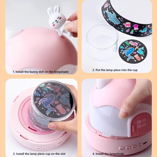Romantic Starlight Projector Bedroom Sleep USB Nightlight USL03_7