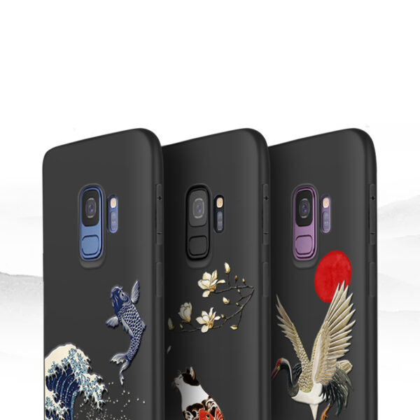 3D Relief Soft Case Cover For Samsung S9 And Plus SG905_5