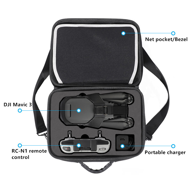 DJI One Shoulder Backpack Bag For Mavic 3 Air 2 1 Pro Suitcase MFB20