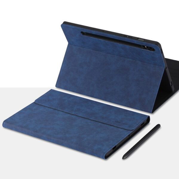Leather Samsung Tab S8 7 Cover With Pen Slot SGTC08_2