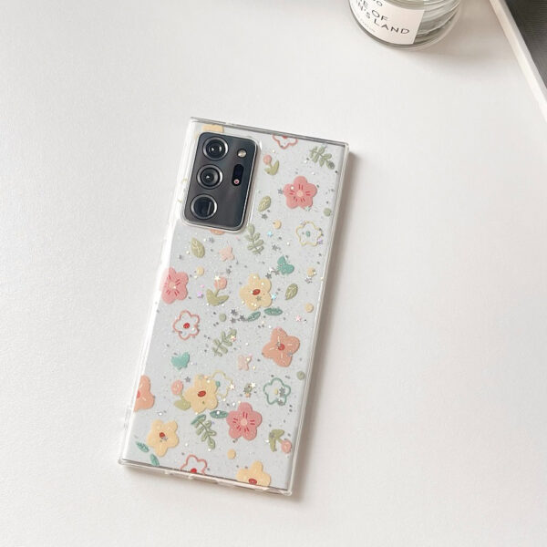 Flower Glitter Case For Samsung Note 20 S23 22 21 SGN807_4