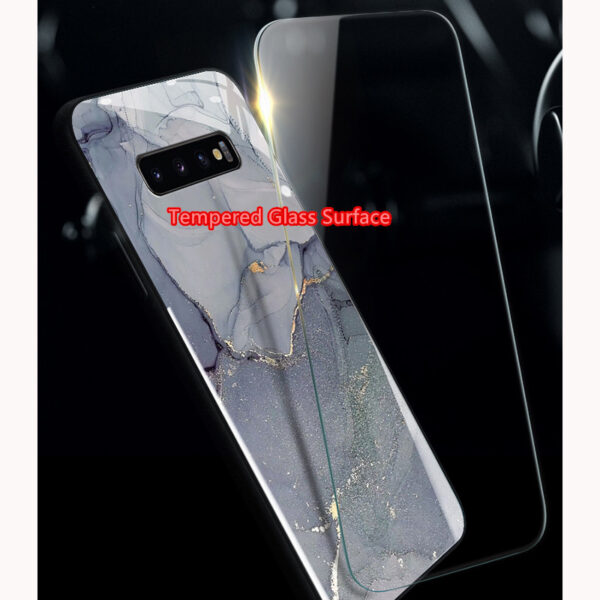 Perfect Marble Glass Case For Samsumng S10 9 Note 20 10 SGN905_6