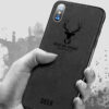 Deer Pattern Anti-fall Silicone Case For iPhone XS Max X IPXSM03