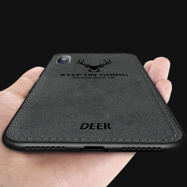 Deer Pattern Anti-fall Silicone Case For iPhone XS Max X IPXSM03_6