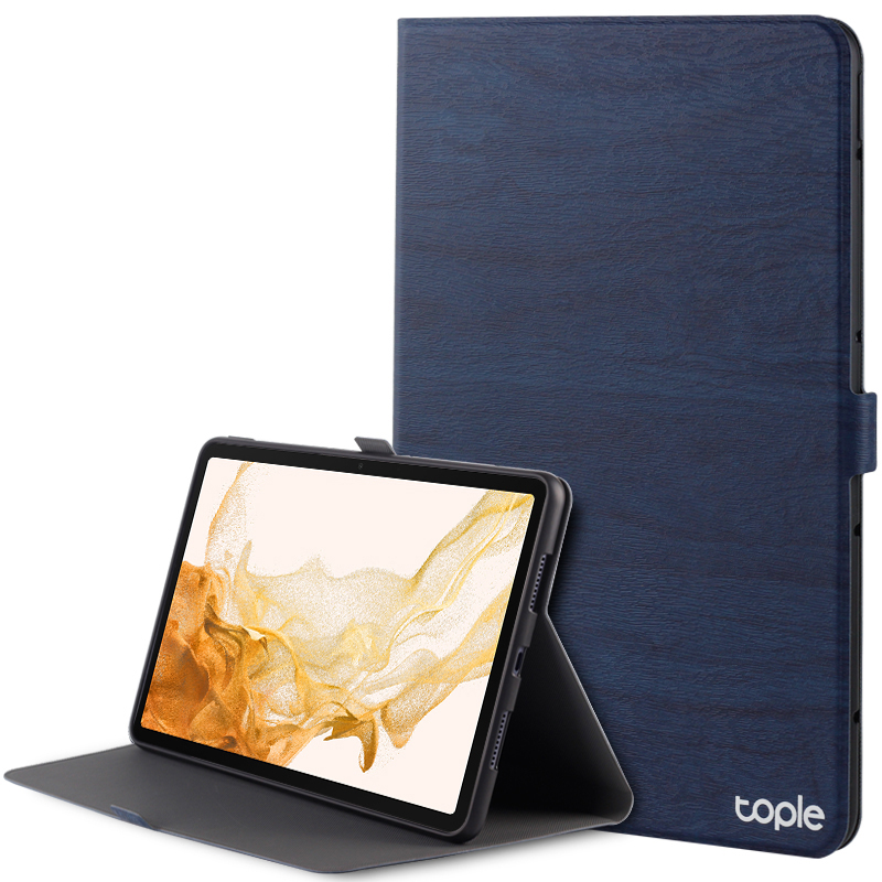 Leather Samsung Galaxy Tab S8 Cover With Pen Cap SGTC09