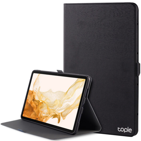 Leather Samsung Galaxy Tab S8 Cover With Pen Cap SGTC09_5